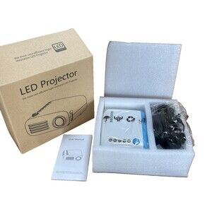 GooDee YG200 - Mini LED Pico Projector Blue Cost Efficient High Resolution NEW
